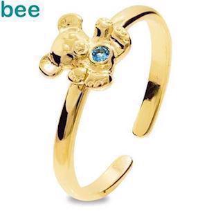 Bee Jewelry Girls First Gold Ring 9 kt Gold Fingerring blank, Modell 25291-SPAQ-K